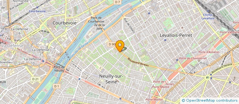 localisation de l'entreprise MONSIEUR XAVIER CRAS à NEUILLY-SUR-SEINE