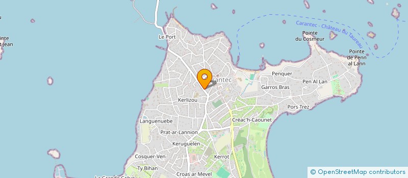 localisation de l'entreprise MONSIEUR XAVIER CRENN  CARANTEC