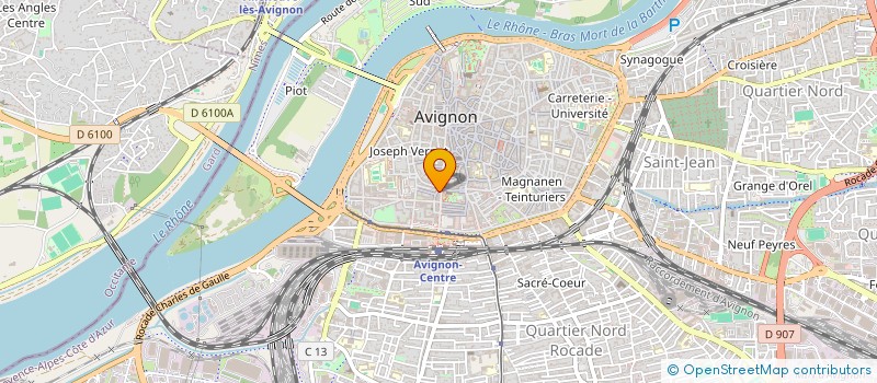 localisation de l'entreprise MONSIEUR XAVIER CRESPIN  AVIGNON