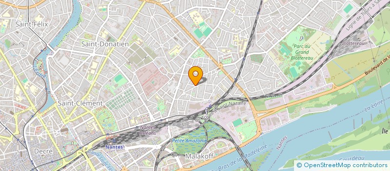 localisation de l'entreprise MONSIEUR XAVIER CURTAT  NANTES