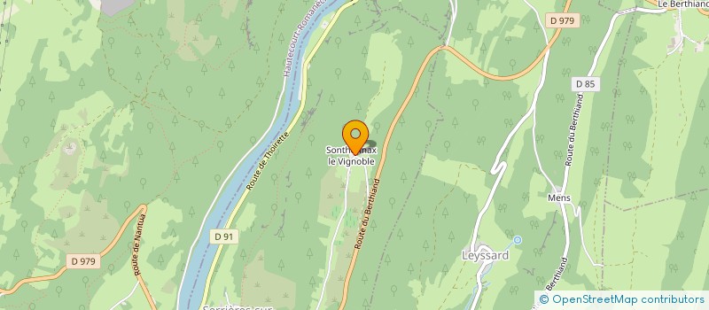 localisation de l'entreprise MONSIEUR XAVIER CURVAT  SERRIERES-SUR-AIN