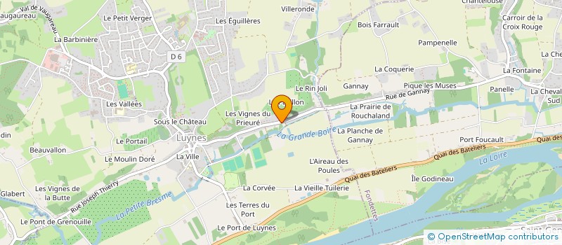 localisation de l'entreprise MONSIEUR XAVIER CUVIER  LUYNES