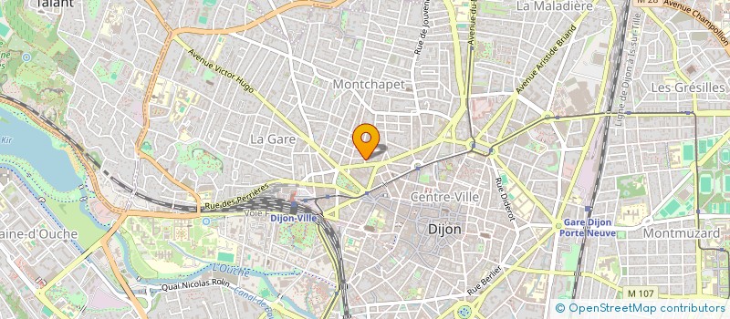 localisation de l'entreprise MONSIEUR XAVIER CUZIN à DIJON