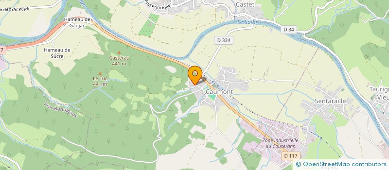 localisation de l'entreprise MONSIEUR XAVIER D'HULST à CAUMONT