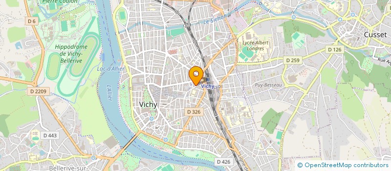 localisation de l'entreprise MONSIEUR XAVIER DABIN à VICHY