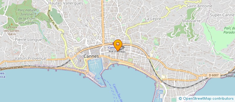 localisation de l'entreprise MONSIEUR XAVIER DACHY à CANNES
