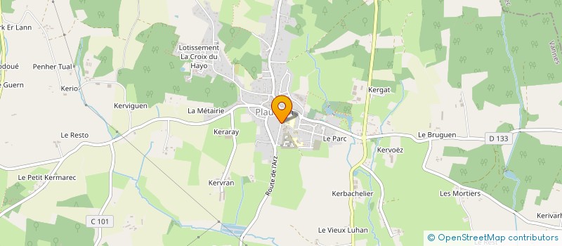 localisation de l'entreprise MONSIEUR XAVIER DAHOUT  PLAUDREN