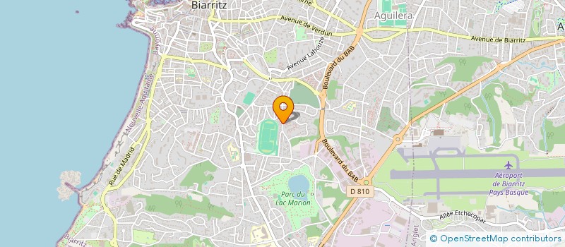 localisation de l'entreprise MONSIEUR XAVIER DALMASSE à BIARRITZ