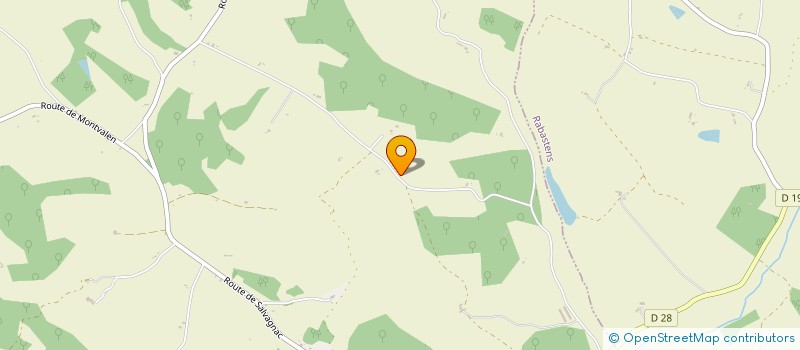 localisation de l'entreprise MONSIEUR XAVIER DALY  GRAZAC