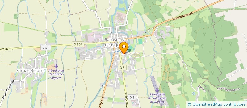 localisation de l'entreprise MONSIEUR XAVIER DANIEL  RABASTENS-DE-BIGORRE
