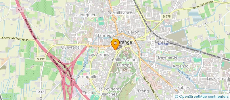 localisation de l'entreprise MONSIEUR XAVIER DARCY à ORANGE