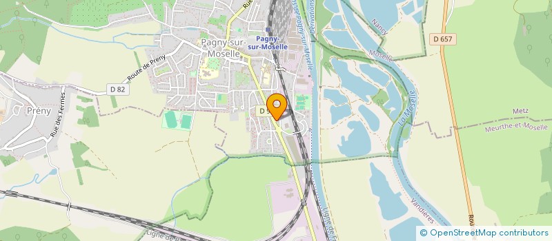 localisation de l'entreprise MONSIEUR XAVIER DARNOIS  PAGNY-SUR-MOSELLE