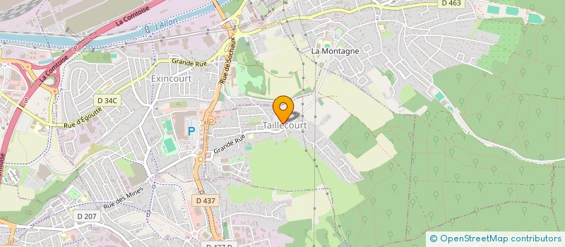 localisation de l'entreprise MONSIEUR XAVIER DARTOIS  TAILLECOURT