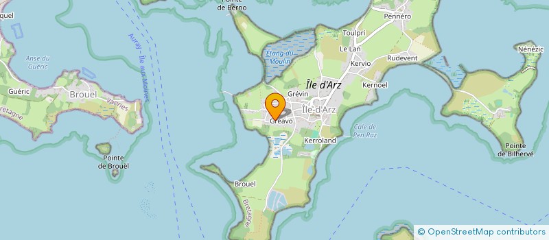 localisation de l'entreprise MONSIEUR XAVIER DATTIN  ILE-D'ARZ