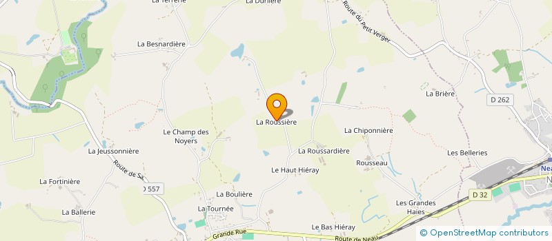 localisation de l'entreprise MONSIEUR XAVIER DE BERRANGER  BREE