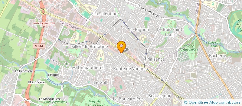 localisation de l'entreprise MONSIEUR XAVIER DE BOYSSON à SAINT-HERBLAIN