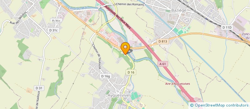 localisation de l'entreprise MONSIEUR XAVIER DE BUTLER  AYGUESVIVES