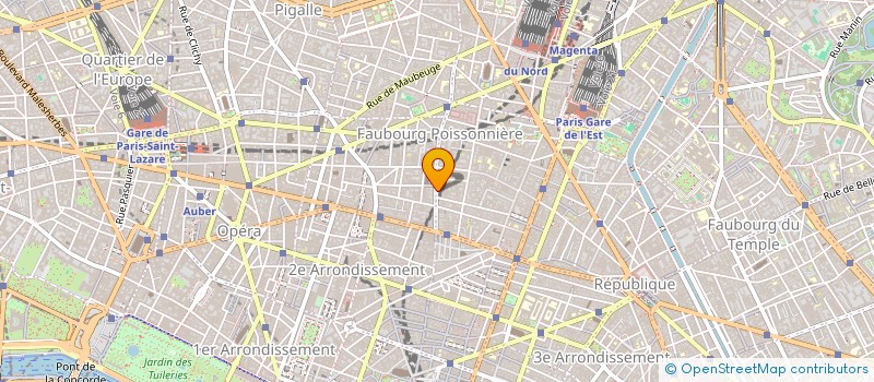 localisation de l'entreprise MONSIEUR XAVIER DE CAUMIA BAILLENX à PARIS