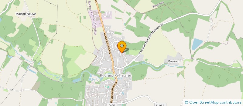 localisation de l'entreprise MONSIEUR XAVIER DE COMMINES DE MARSILLY  ROCHES-PREMARIE-ANDILLE