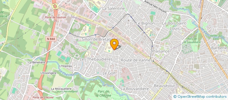 localisation de l'entreprise MONSIEUR XAVIER DE FARCY DE PONTFARCY  SAINT-HERBLAIN