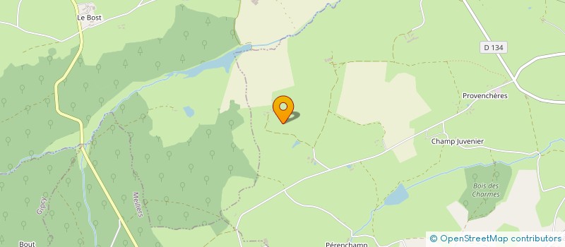 localisation de l'entreprise MONSIEUR XAVIER DE FROMENT  MARIGNY