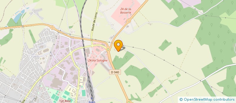 localisation de l'entreprise MONSIEUR XAVIER DE LA FONTAINE DE FONTENAY  GIEN