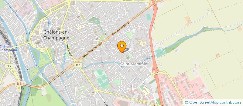 localisation de l'entreprise MONSIEUR XAVIER DE LA FOURNIERE  SAINT-MEMMIE