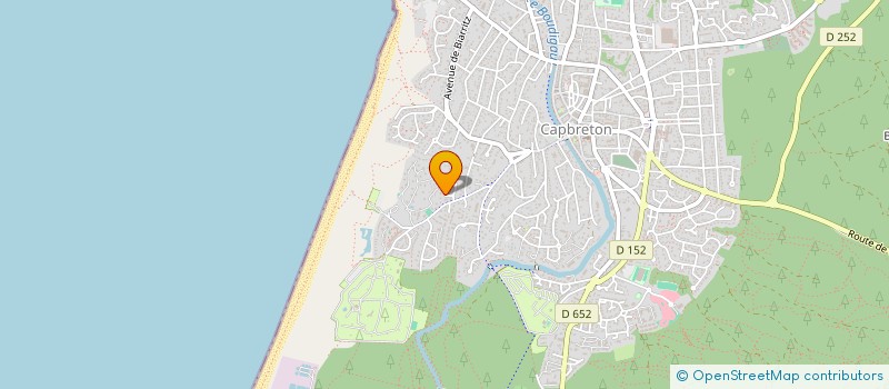 localisation de l'entreprise MONSIEUR XAVIER DE LE RUE  CAPBRETON