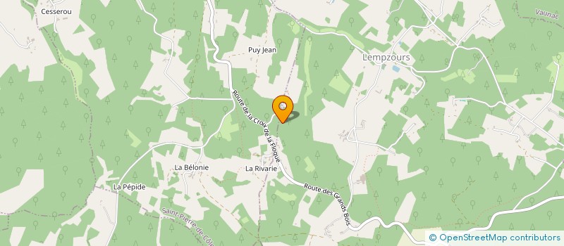 localisation de l'entreprise MONSIEUR XAVIER DE MAILLARD TAILLEFER  LEMPZOURS