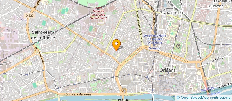 localisation de l'entreprise MONSIEUR XAVIER DE-MONTAIGNAC à ORLEANS
