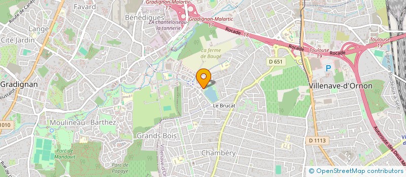 localisation de l'entreprise MONSIEUR XAVIER DE PARAIZE  CADAUJAC