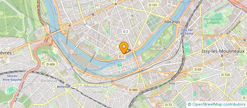 localisation de l'entreprise MONSIEUR XAVIER DE PORTAL  BOULOGNE-BILLANCOURT