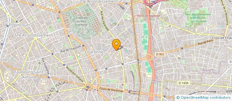 localisation de l'entreprise MONSIEUR XAVIER DE SIERRA  PARIS