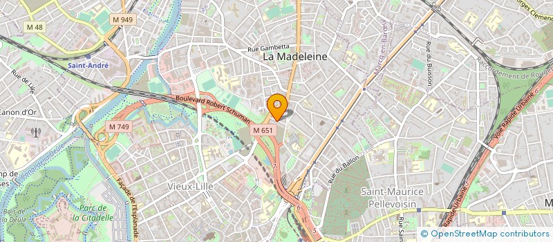 localisation de l'entreprise MONSIEUR XAVIER DE SMET à LA MADELEINE