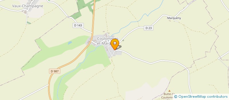 localisation de l'entreprise MONSIEUR XAVIER DE STAERCKE  COULOMMES-ET-MARQUENY