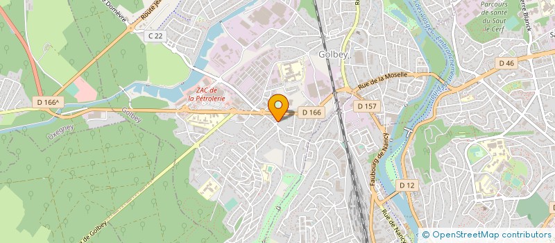 localisation de l'entreprise MONSIEUR XAVIER DEAU  GOLBEY