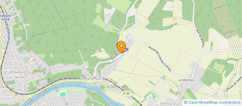 localisation de l'entreprise MONSIEUR XAVIER DEBADE  VERNOU-LA-CELLE-SUR-SEINE