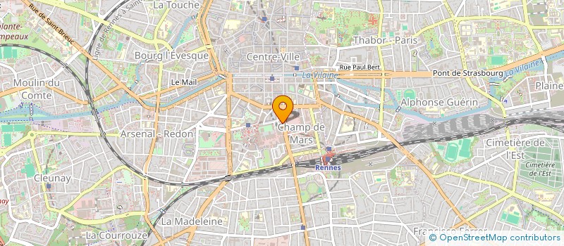 localisation de l'entreprise MONSIEUR XAVIER DEBONTRIDE à RENNES