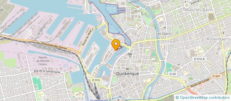 localisation de l'entreprise MONSIEUR XAVIER DECHESNE à DUNKERQUE