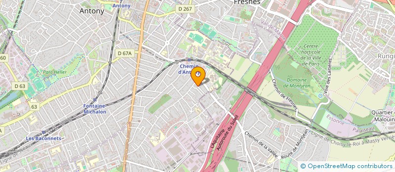 localisation de l'entreprise MONSIEUR XAVIER DECKER à ANTONY