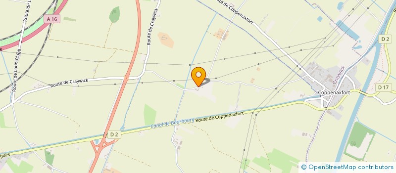 localisation de l'entreprise MONSIEUR XAVIER DECROOCQ à BOURBOURG