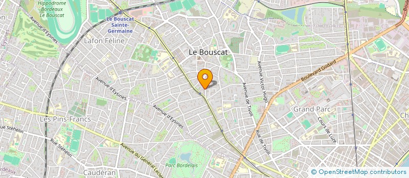 localisation de l'entreprise MONSIEUR XAVIER DEFARGE-LACROIX  LE BOUSCAT