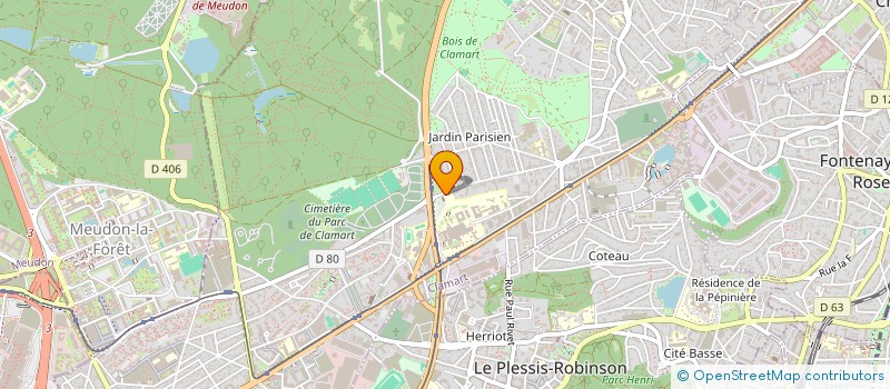 localisation de l'entreprise MONSIEUR XAVIER DEFFIEUX à CLAMART