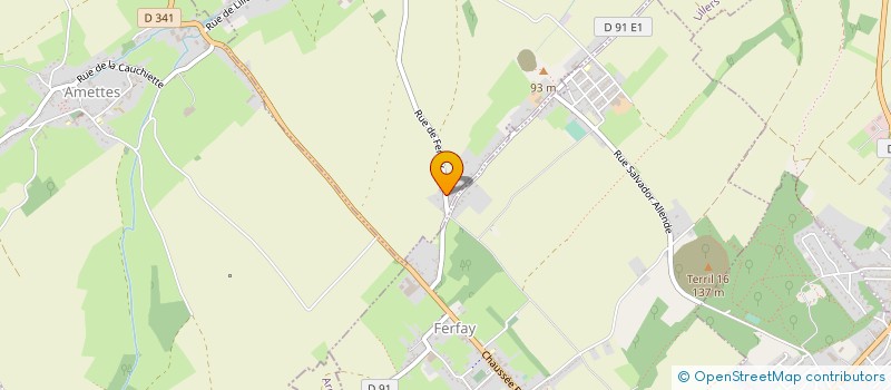 localisation de l'entreprise MONSIEUR XAVIER DEHURTEVENT  AMES