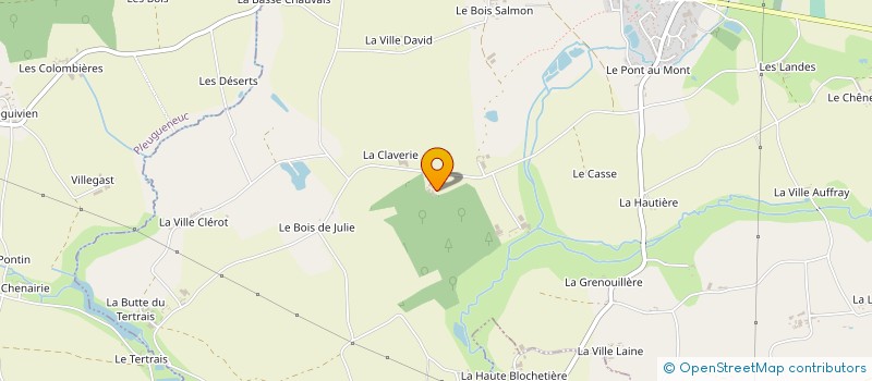 localisation de l'entreprise MONSIEUR XAVIER DELANOE à BONNEMAIN