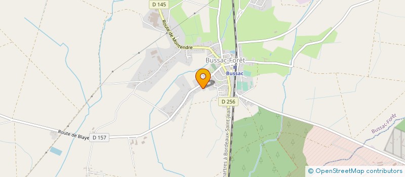 localisation de l'entreprise MONSIEUR XAVIER DELARBRE à BUSSAC-FORET