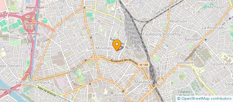 localisation de l'entreprise MONSIEUR XAVIER DELARUE à TOULOUSE