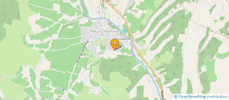 localisation de l'entreprise MONSIEUR XAVIER DELAVEAU  ALBA-LA-ROMAINE