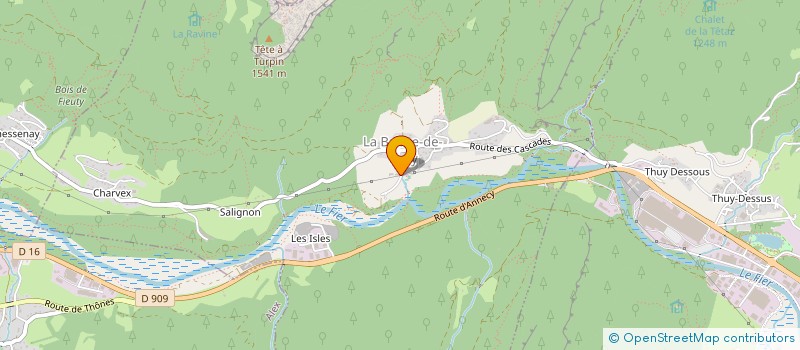 localisation de l'entreprise MONSIEUR XAVIER DELEAN  LA BALME-DE-THUY