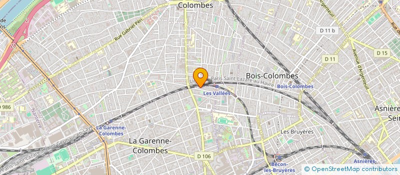 localisation de l'entreprise MONSIEUR XAVIER DELHOUME à LA GARENNE-COLOMBES